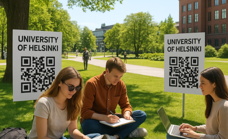 Helsingin kesäkoulu: Kansainvälisiä kursseja ja QR-koodit osallistujille